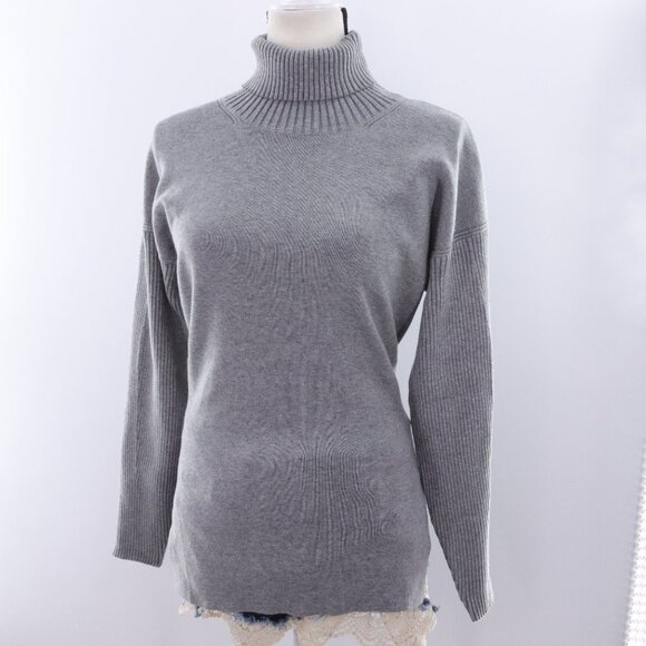 All:Row | Long Sleeve Turtleneck Tie Back Sweater Small NWOT - Picture 2 of 6